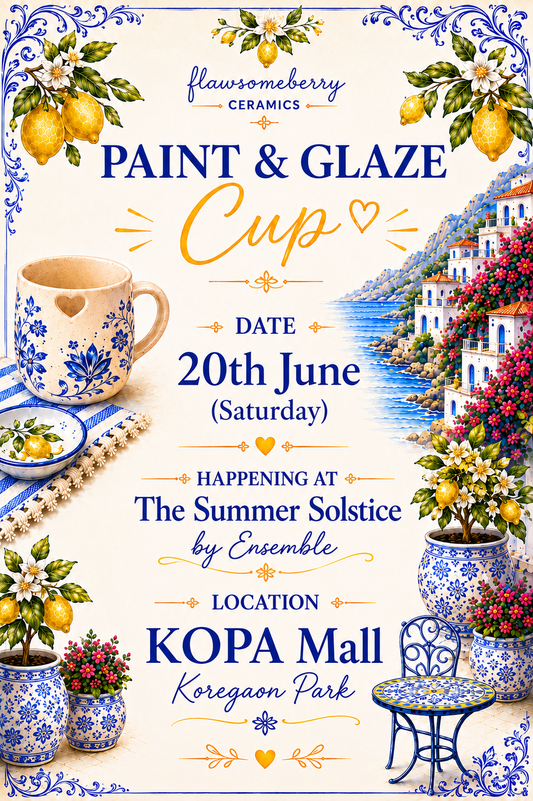 Ceramic Painting Workshop-, Kopa Mall, Koregaon Park -20th June Saturday