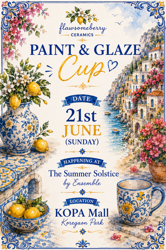 Ceramic Painting Workshop-, Kopa Mall, Koregaon Park -21st June Sunday